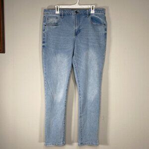 Truth Denim Jeans Men's 36 x 30 High Rise Blue Light Wash Casual Pants